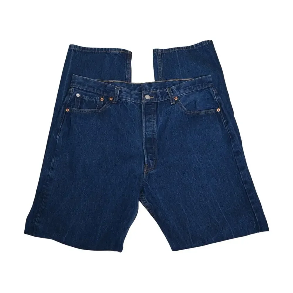 Levi's 501 Men's Button Fly Straight Leg Jean 40X38